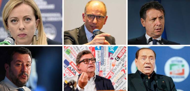 Elezioni 2022, la notte social dei leader: scompaiono Letta, Salvini e Renzi
