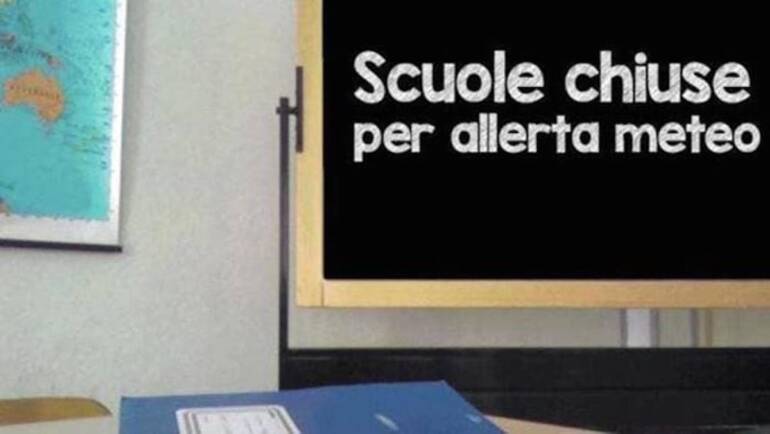 Allerta meteo: domani scuole chiuse a Caserta