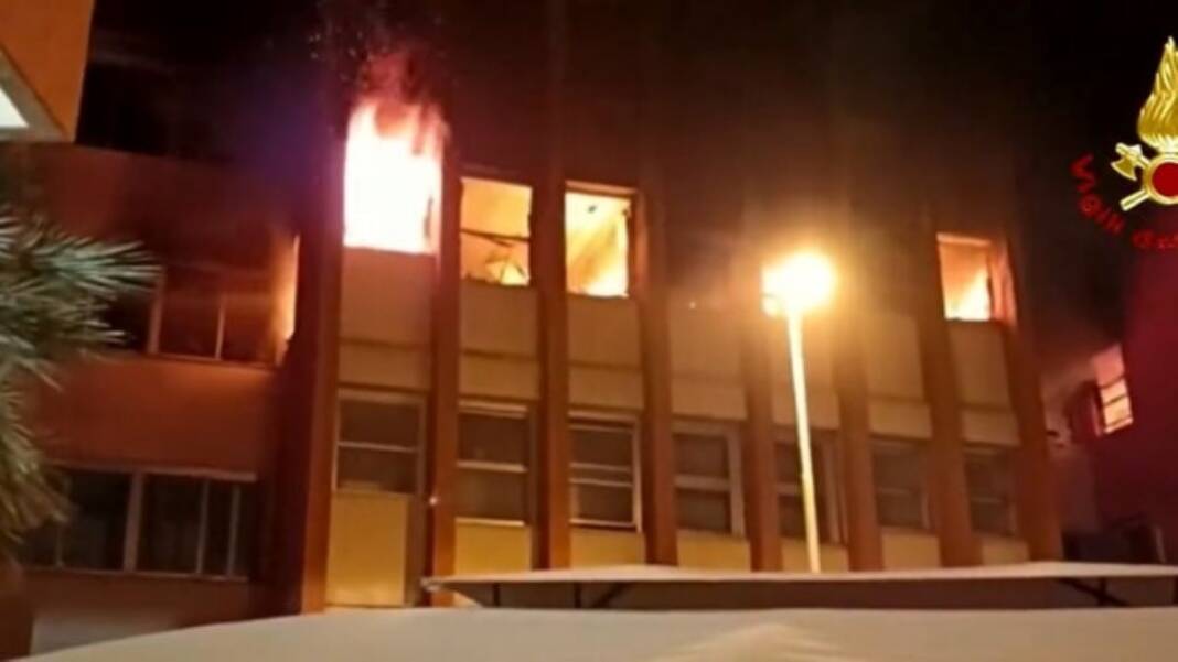 Incendio ospedale di Scafati