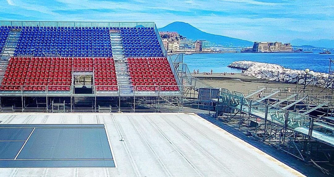 Atp 250 Napoli al via, ecco l’Arena Tennis: “Valutiamo di tenerla anche per altri eventi”