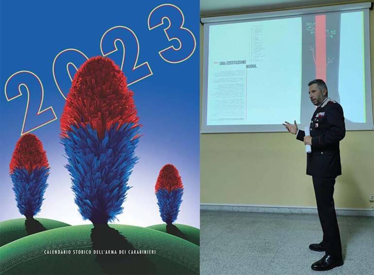 Presentato anche a Caserta il calendario 2023 dei carabinieri