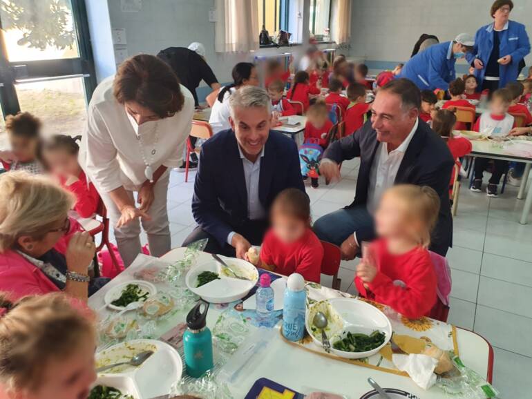 San Giorgio, al via la refezione scolastica nei cinque istituti