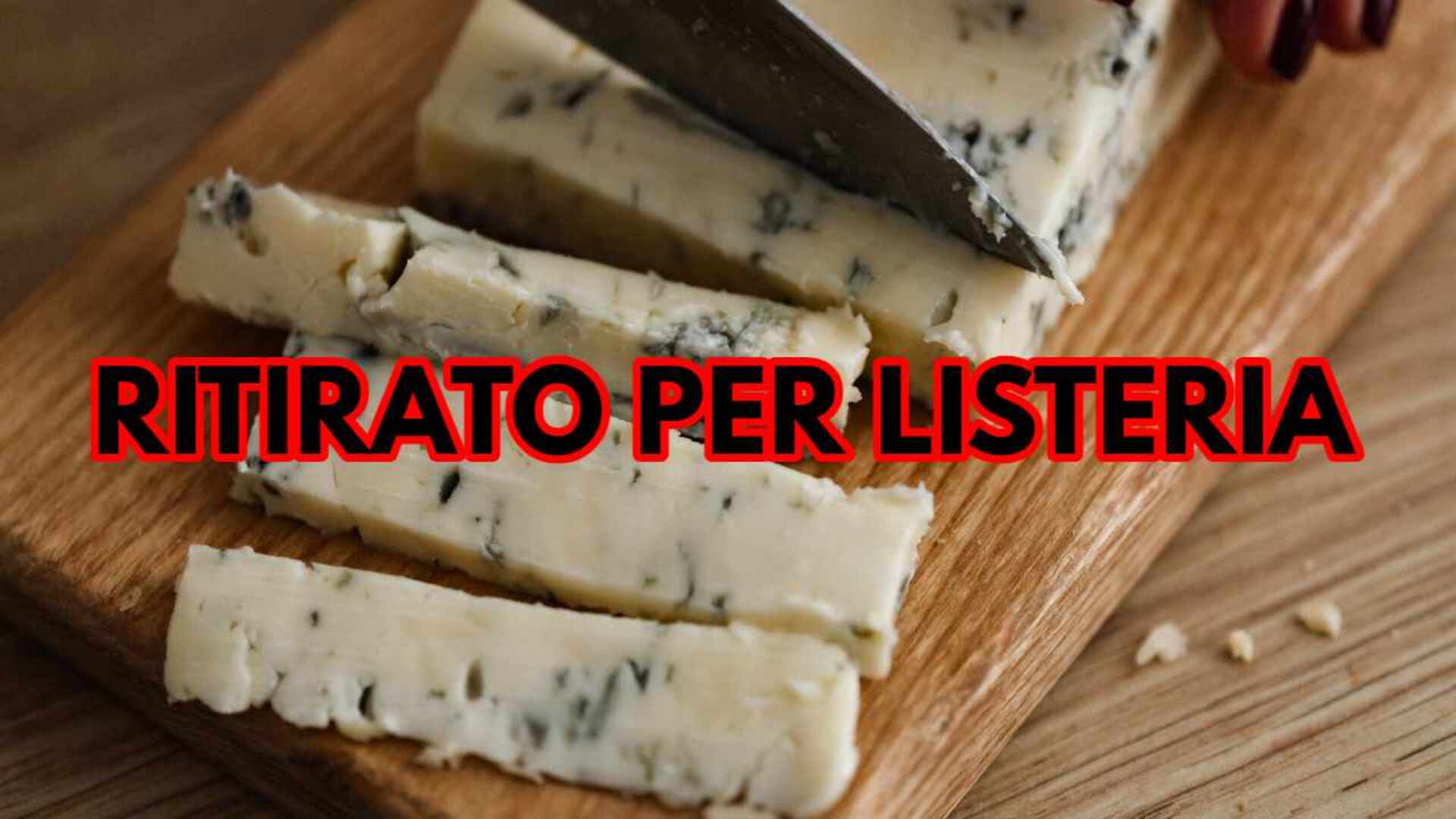 Richiamo precauzionale del Gorgonzola Tapporosso per possibile contaminazione da Listeria