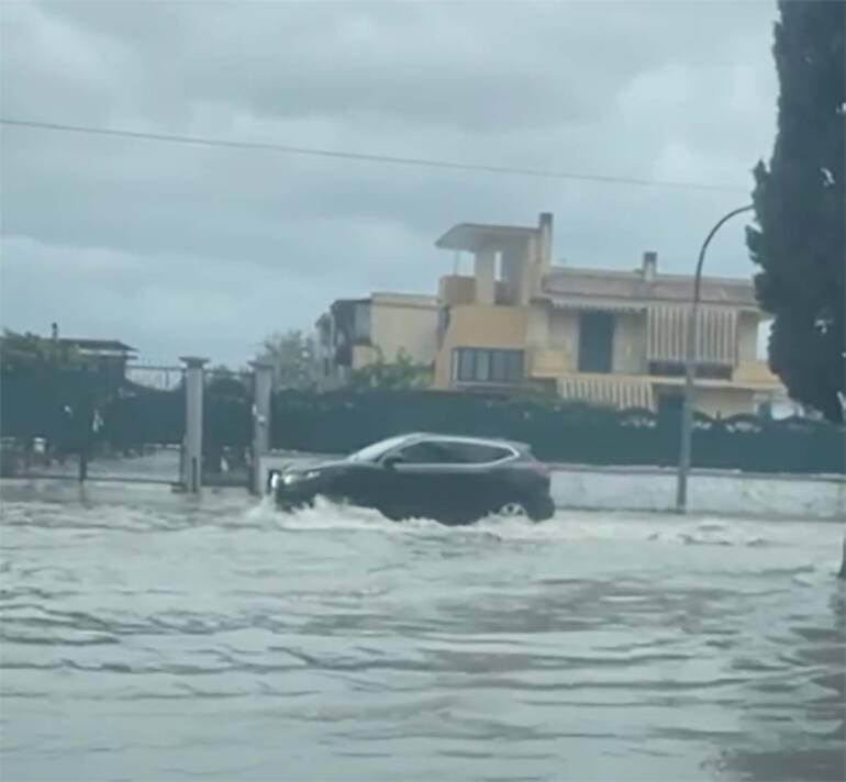 Allerta gialla per temporali in Campania domani