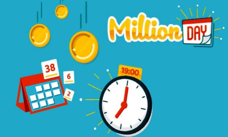 Doppia vincita al Million Day: 1 milione di euro a Napoli, 100.000 a Brescia