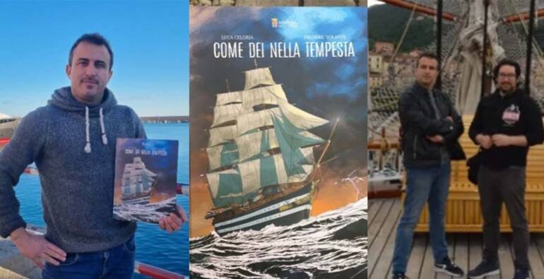 La nave scuola Amerigo Vespucci diventa un fumetto