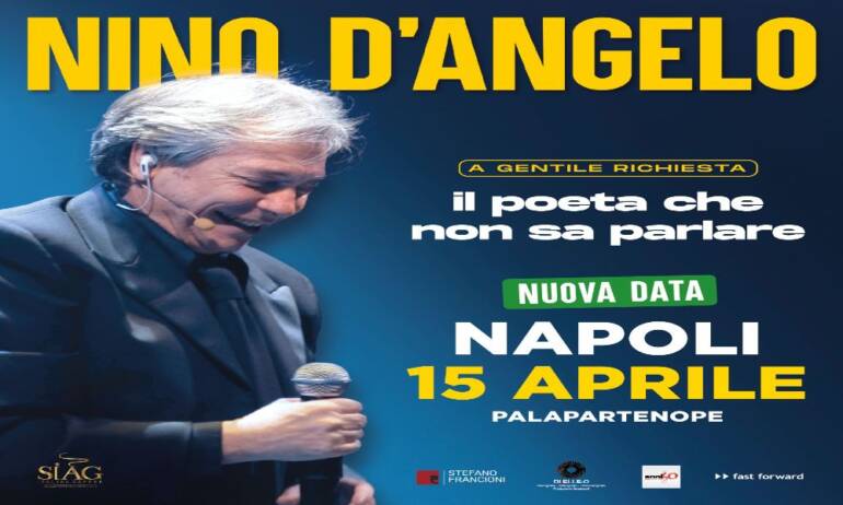 Nino D’Angelo raddoppia a Napoli: nuova data al Palapartenope 15 aprile