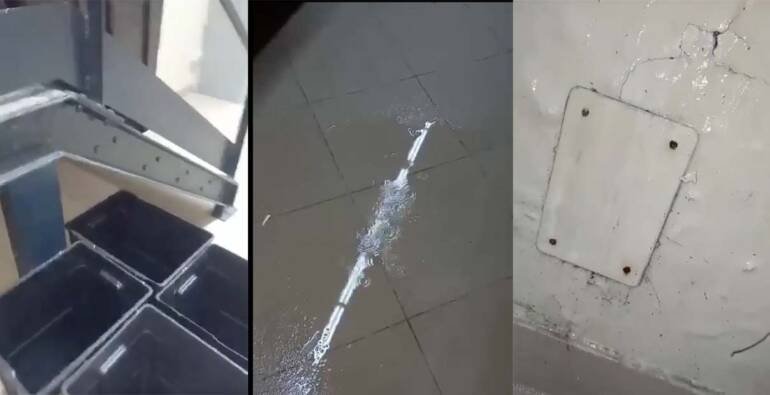 Napoli, piove nelle aule universitarie. Il video