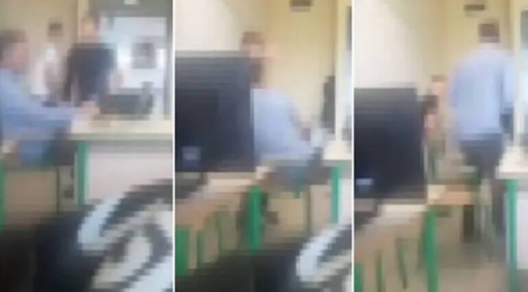 Studente preso a pugni da prof