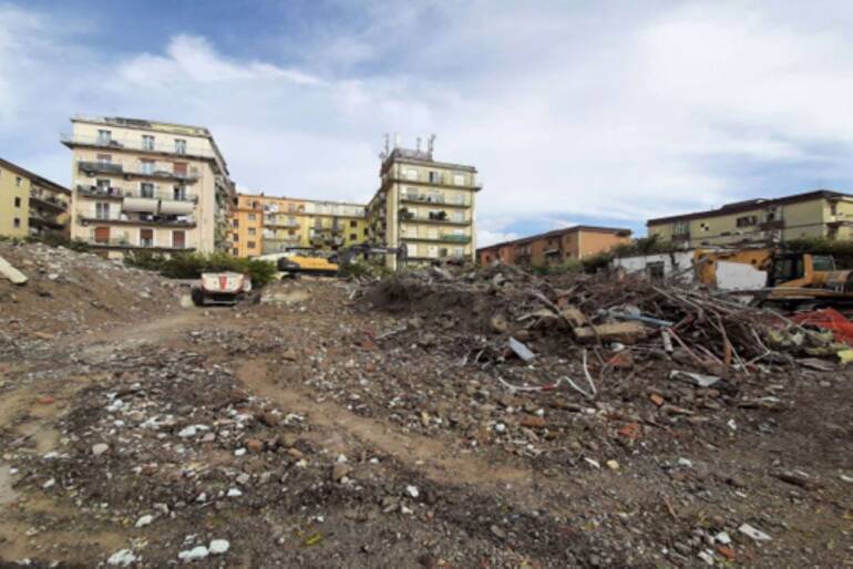 Salerno, Arpac: amianto in cantiere di demolizione del Sacro Cuore