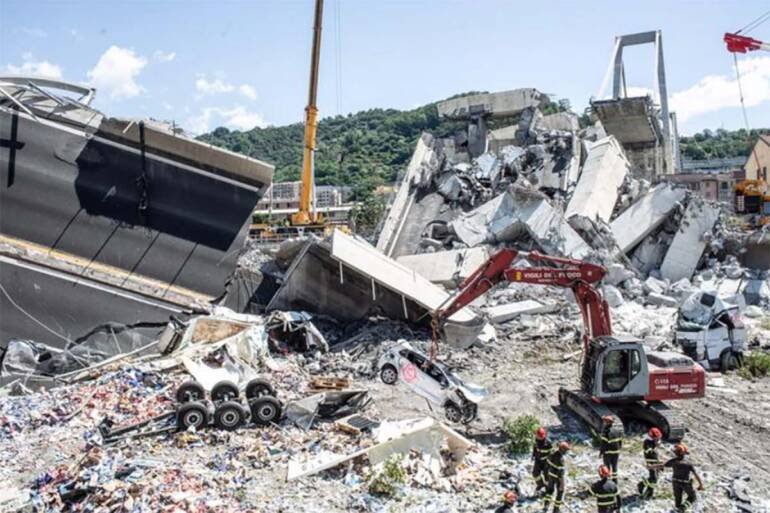 La camorra perse un camion carico con 900 chili di hashish nel crollo del Ponte Morandi