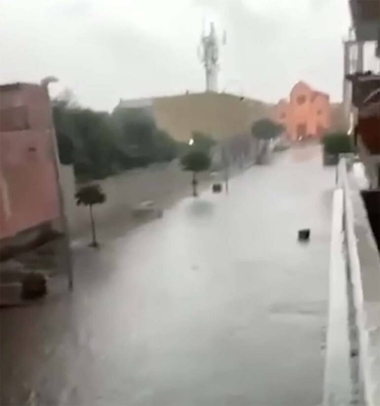 grazzanise 700 ettari allagati