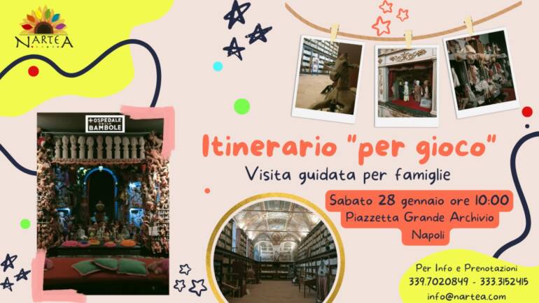 Itinerario per ‘gioco’: NarteA arriva all’Ospedale delle Bambole