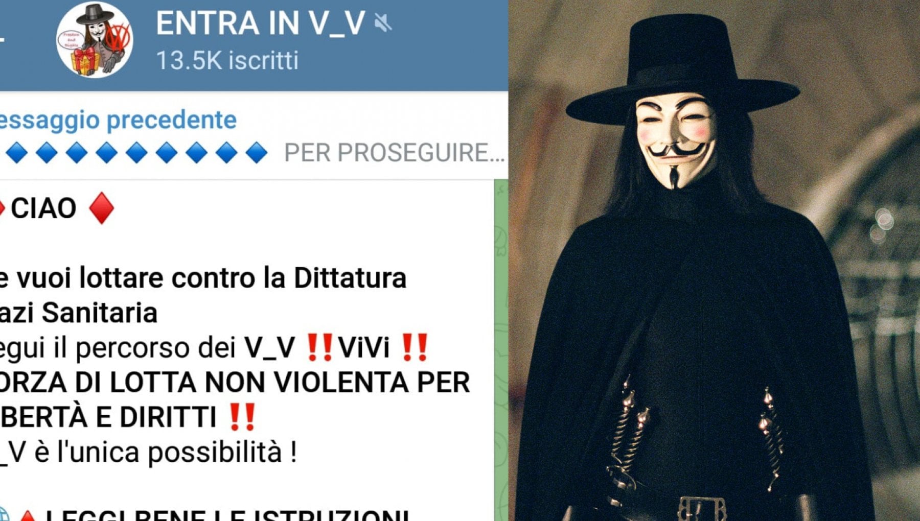 Denunciati i due promotori del gruppo no-vax ‘guerrieri ViVi’: perquisizioni in tutta Italia