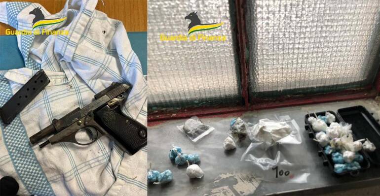 Castellammare, getta pistola dalla finestra: denunciato 47enne di Moscarella. VIDEO