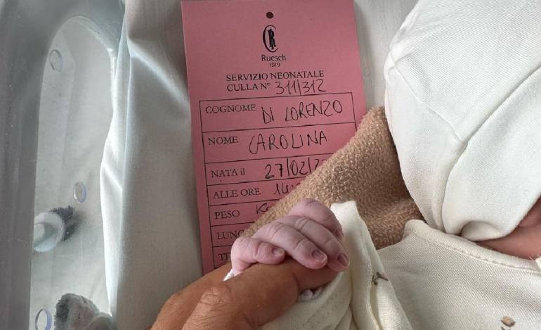 Tanti auguri a Giovanni Di Lorenzo: è nata la secondogenita Carolina