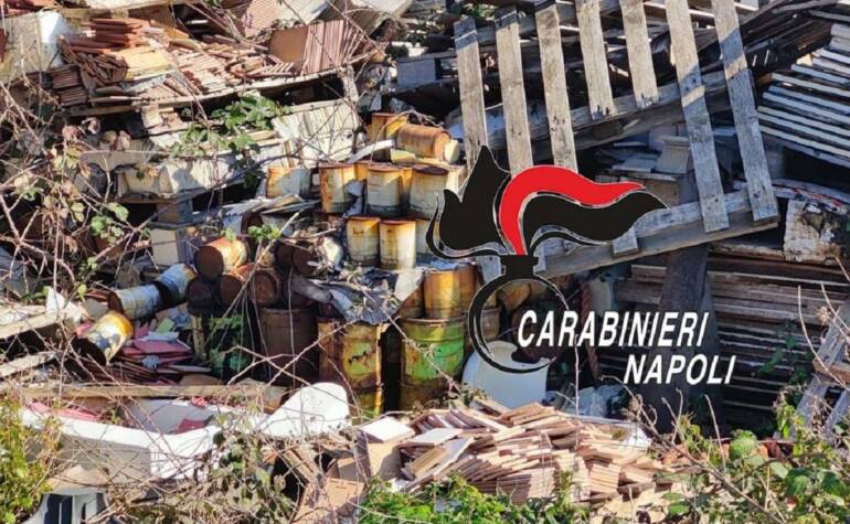 Discarica abusiva a due passi dalla tangenziale, otto denunce a Pozzuoli