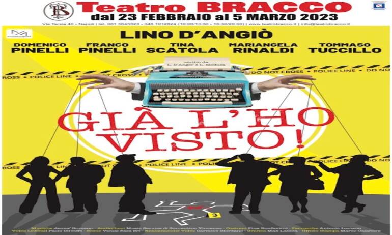 Lino D’Angiò al Teatro Bracco in ‘Già l’ho visto!’