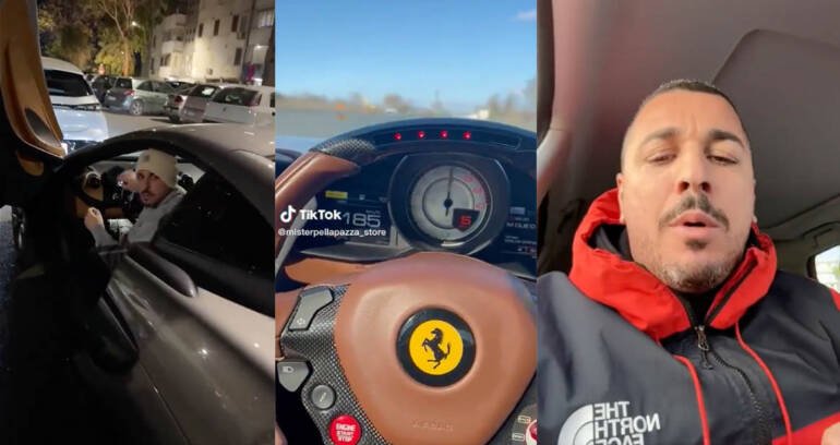 MisterPellaPazzo, lusso sfrenato ma vive nelle case popolari di Casalnuovo. Il video