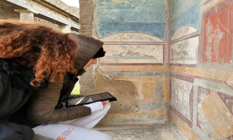 Pompei testa un nuovo sistema di monitoraggio del sito cn il supporto degli universitari Torino