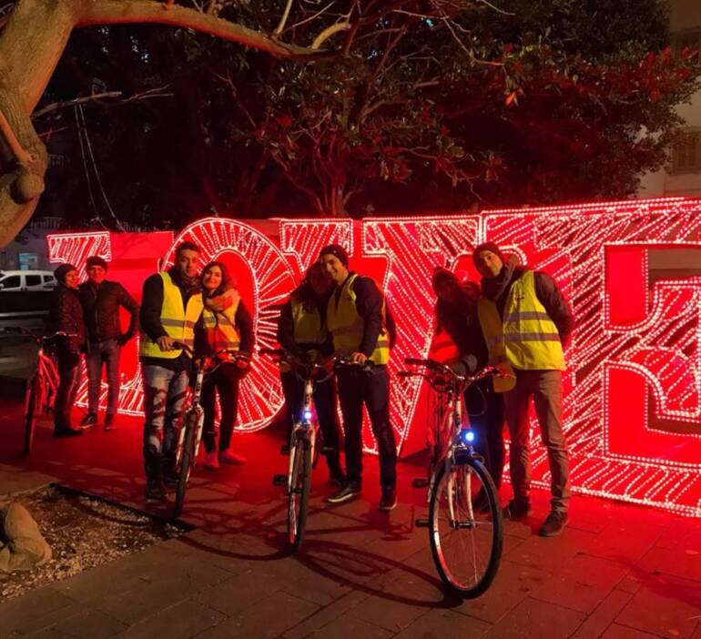 San Valentino, a Napoli torna il classico bike tour dell’amore