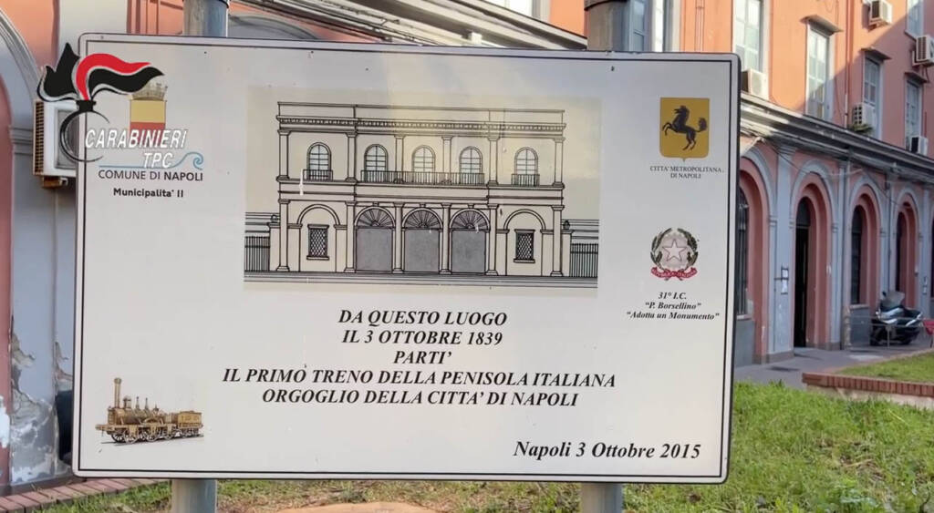 Napoli, sequestrata l’antica stazione Bayard