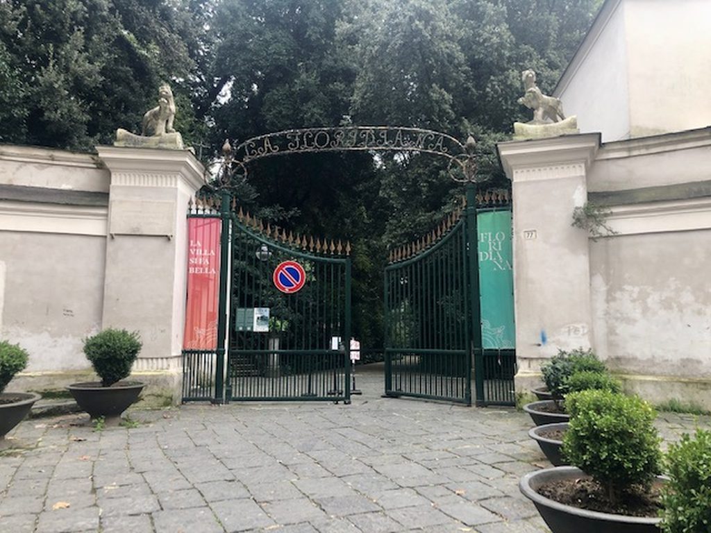 restauro villa floridiana