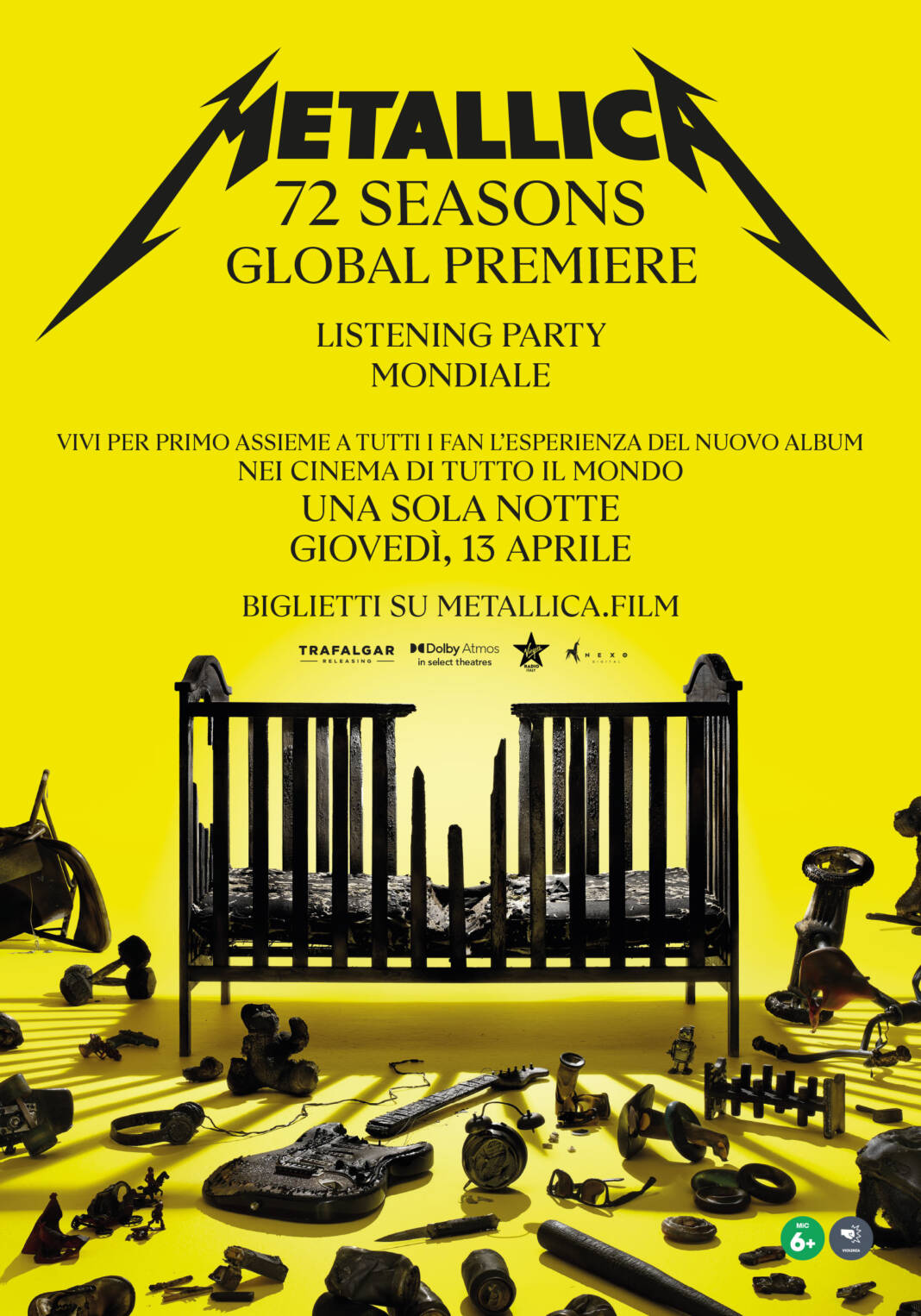 I Metallica Nei Cinema Della Campania Il 13 Aprile Per Il Listening Party Del Nuovo Album