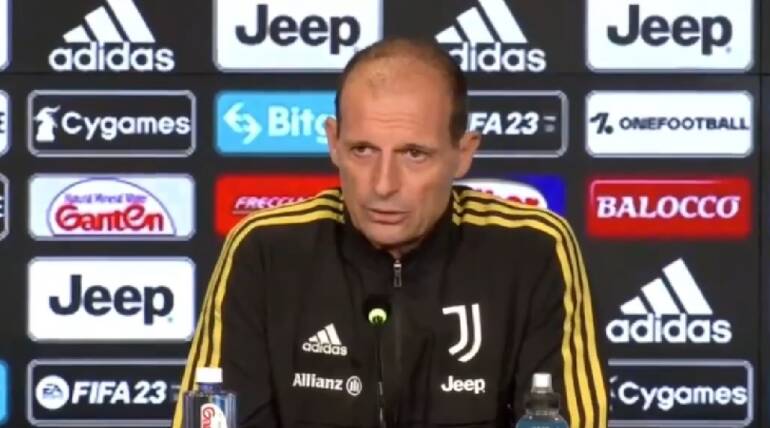 Allegri: “Attenti in difesa o da Napoli usciamo con ossa rotte. De Laurentiis? No comment”