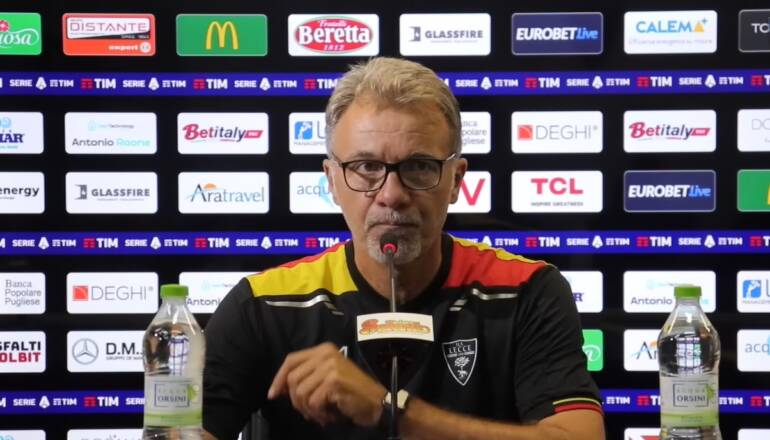Baroni carica il Lecce: “Contro il Napoli con fiducia, non possiamo sbagliare”