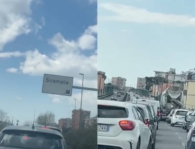 Asse mediano chiuso da 7 giorni dopo il furto del guard rail