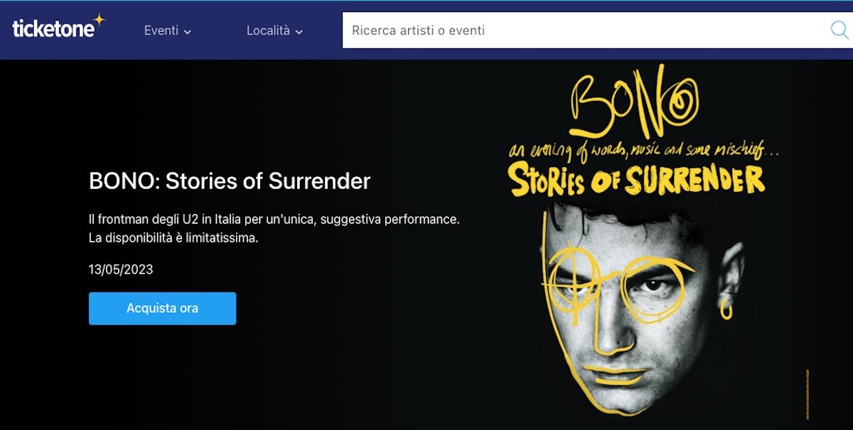 Bono Vox al San Carlo di Napoli: biglietti introvabili e costosissimi. Fioccano le polemiche