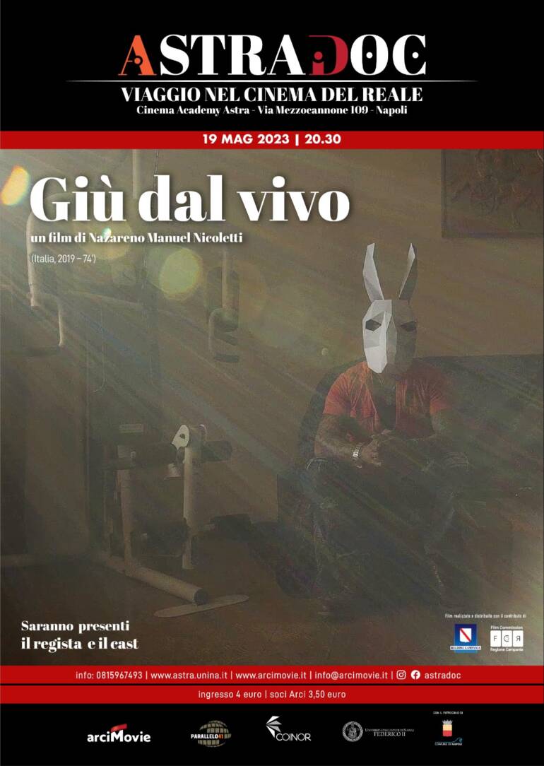 AstraDoc, Nazareno Nicoletti presenta il film ‘Giù dal vivo’, viaggio nella periferia di Napoli