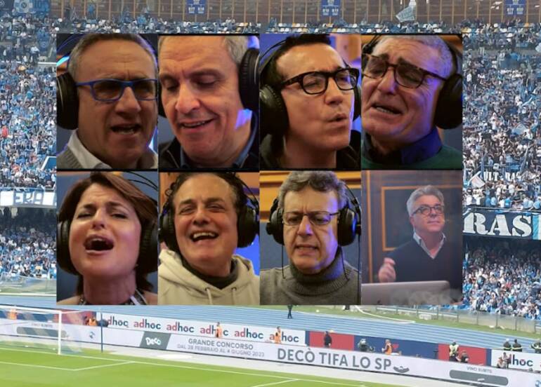Ma che Napoli: il nuovo inno cantato da Rivieccio, De Giovanni, Sorbillo, Sarnelli, Bellavia, Conte e Patrizio Oliva