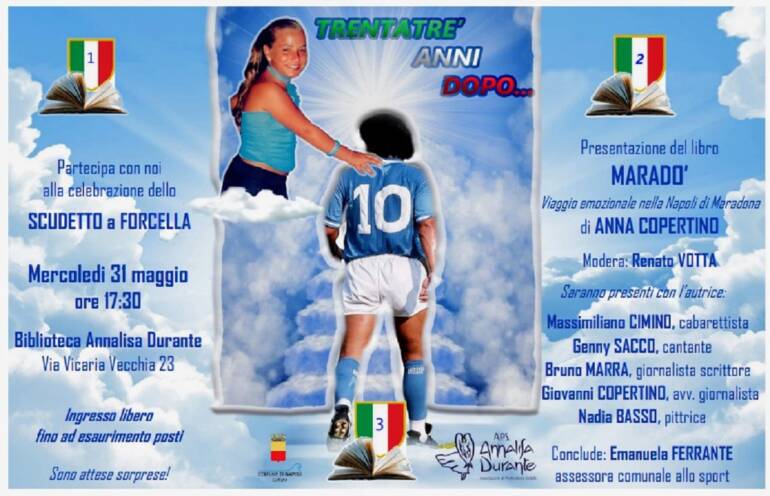 “Trentatrè anni dopo”: festa scudetto alla Biblioteca Annalisa Durante di Forcella