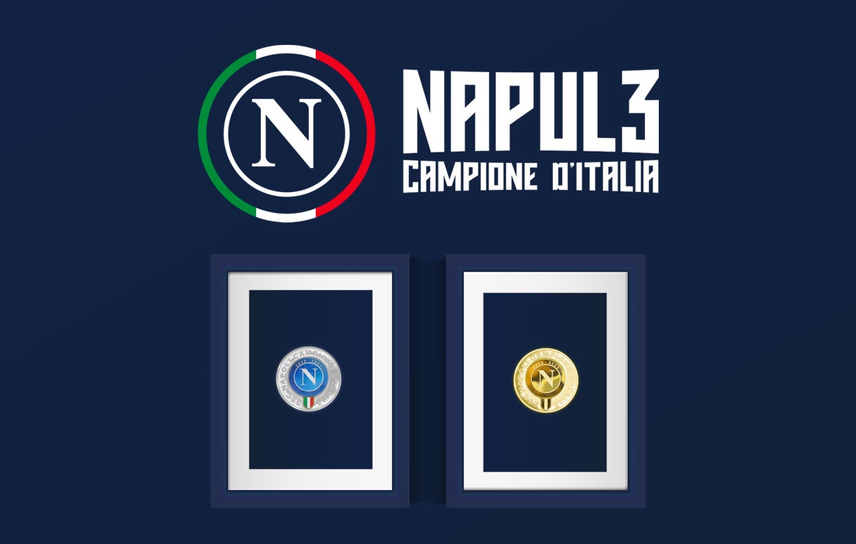 Presentate le medaglie celebrative dello scudetto del Napoli. ADL: “Una città rinata”