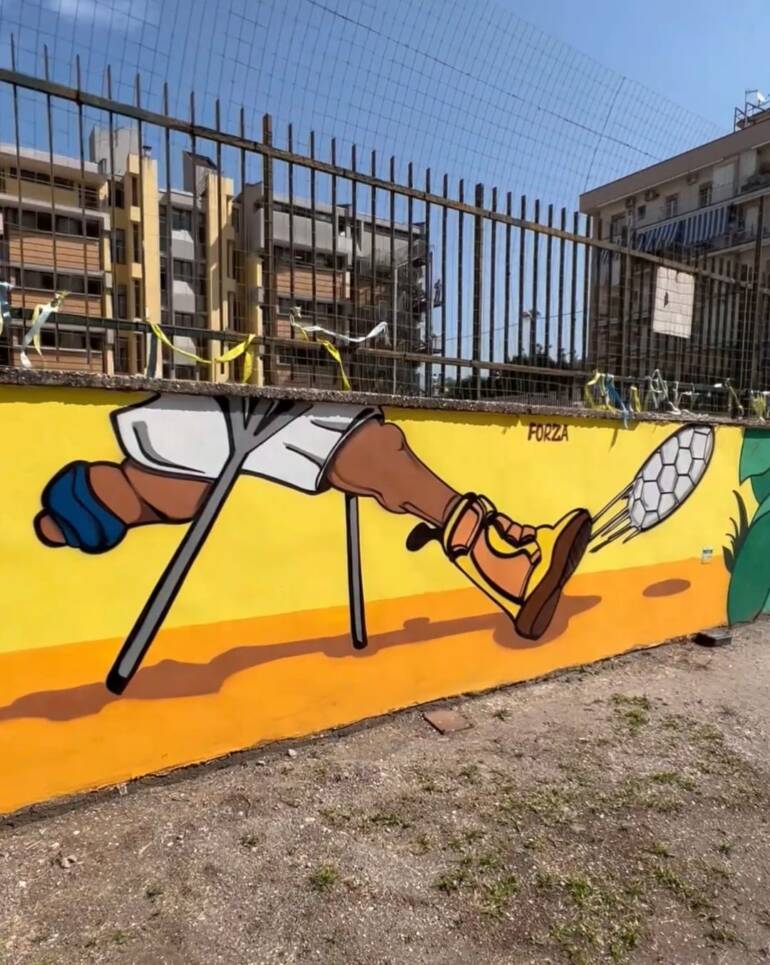 San Giorgio a Cremano, inaugurata oggi ‘La scuola dei murales’