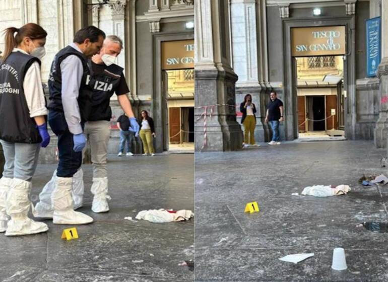 napoli vigile aggredito