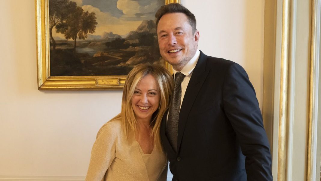 Elon Musk in Italia: c'è stato l'incontro con Giorgia Meloni sull'IA