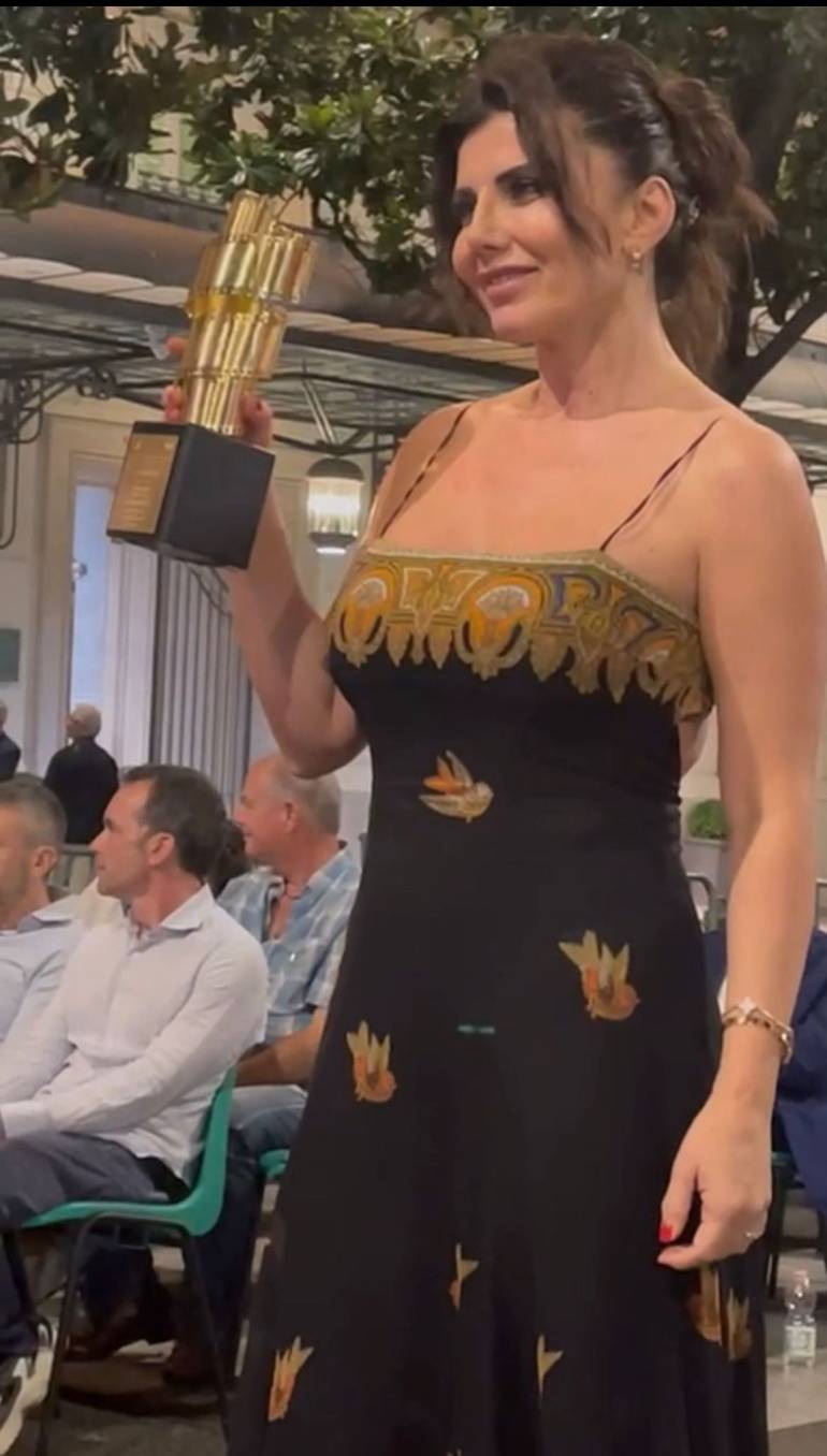Il premio de La pellicola d’oro a Giovanna Rei
