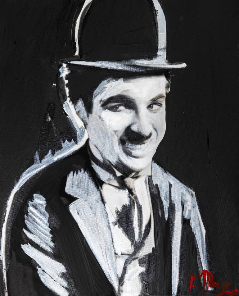 Il maestro Fernando Mangone onora Chaplin con una performance artistica alla 35ma edizione del Premio Charlot