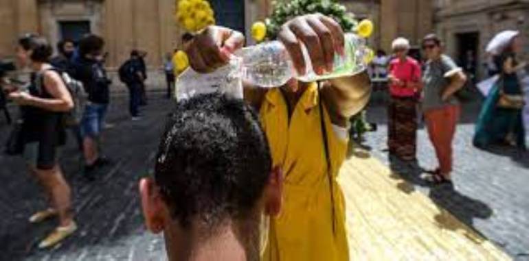 caldo, settimana di fuoco