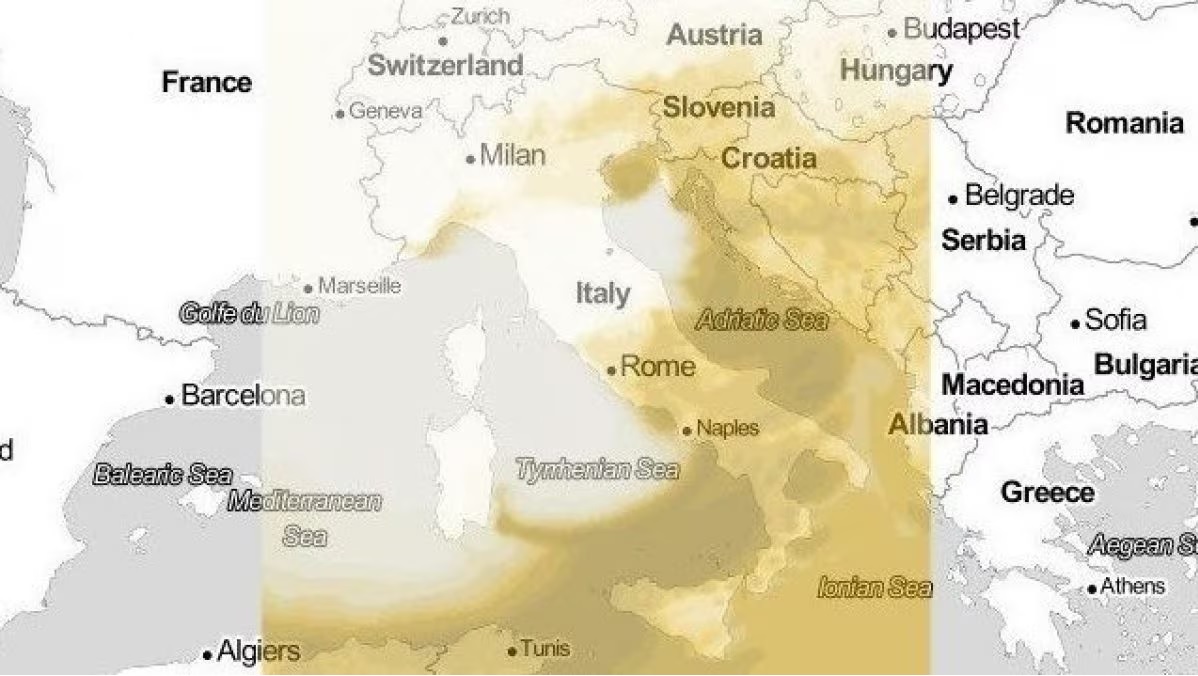 Inquinamento, in Campania superamento limite Pm10 per afflusso polveri sahariane