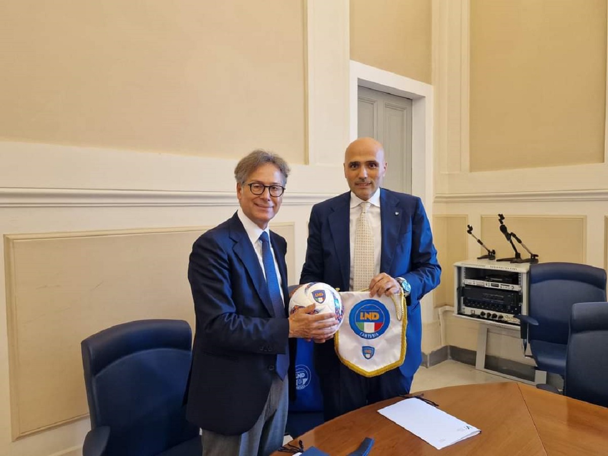 Sport, convenzione tra l’Università Vanvitelli e il Comitato campano FIGC-LND per formare figure professionali specializzate
