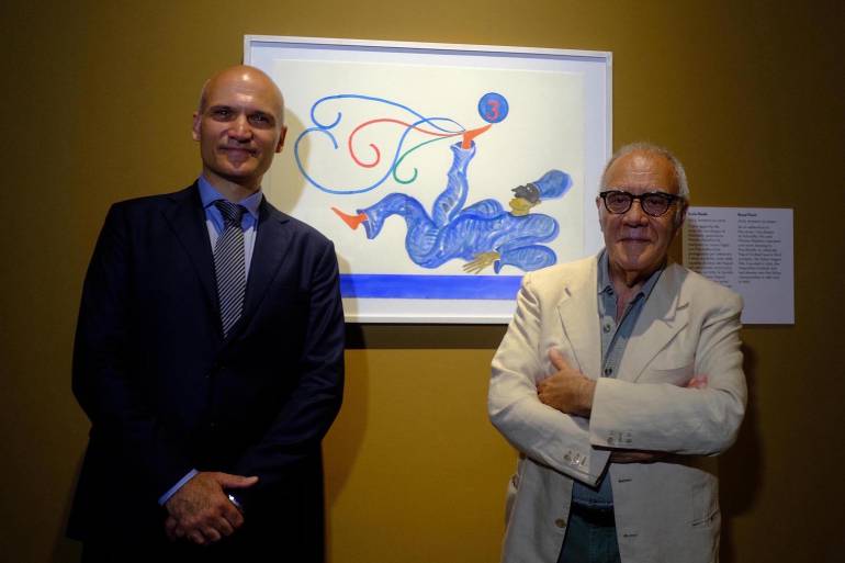 Inaugurata al Palazzo Reale di Napoli la mostra Paladino. I 104 disegni di Pulcinella