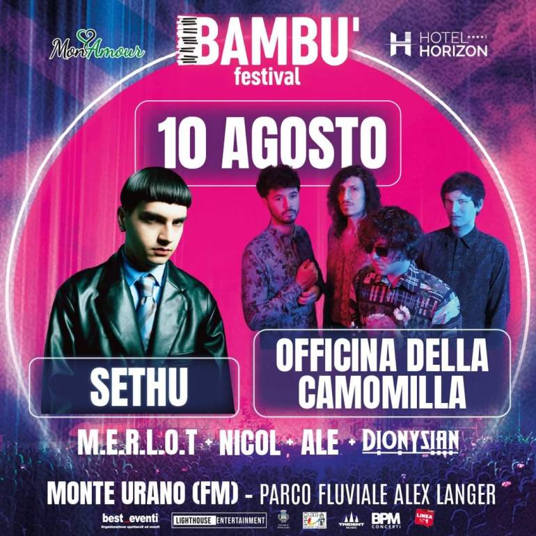 Bambù Festival, la musica Indie protagonista il 10 agosto