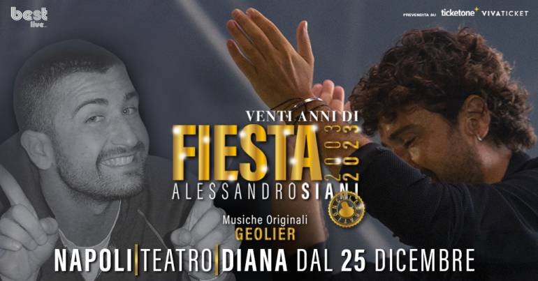 Alessandro Siani celebra i vent’anni di carriera teatrale al Diana di Napoli