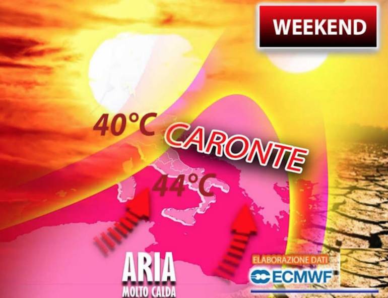 Meteo, arriva Caronte bis con temperature fino a 48 gradi