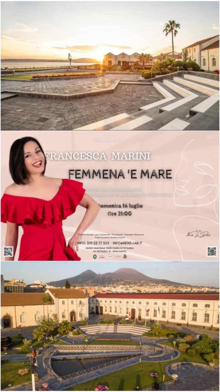 Al via il festival artistico ‘Binario Rosa’ al Museo Nazionale Ferroviario di Pietrarsa