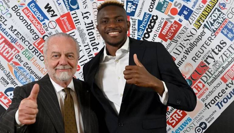 Osimhen vola in Nigeria, il Napoli precisa: “Motivi personali, in accordo con De Laurentiis”